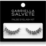 Gabriella Salvete False Eyelash Kit Kunstripsmed liimiga t&uuml;&uuml;p Basic Black 1 tk