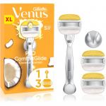 Gillette Venus PRO ComfortGlide Coconut Raseerija  Wle du&scaron;ihoidikuga + varuterad 5 tk