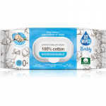GoWipes Baby 100% Cotton Biodegradable &Otilde;rnad niisked salvr&auml;tikud beebile tundlikule nahale 0+ 50 tk