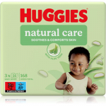 Huggies Natural Care Puhastusr&auml;tikud 3x56 tk
