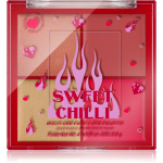 I Heart Revolution Sweet Chilli Blush & Highlight Quad <i>highlighter</i>&rsquo;ite ja p&otilde;sepunade palett 4x0.9 g