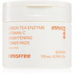 innisfree Green Tea Vitamin C Brightening Toner Pads toniseerivad padjad s&auml;ra andmiseks ja niisutamiseks 60 tk