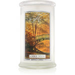 Kringle Candle Amber Wood l&otilde;hnak&uuml;&uuml;nal 624 g
