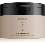 KORIKA Skin Essentials Dual Exfoliating Toner Pads kahekordset kaitset pakkuvad koorivad padjad 20 tk