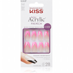 KISS Acrylic French Color Kunstk&uuml;&uuml;ned Squared 28 tk