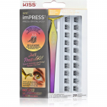 KISS imPRESS Press-on Falsies S&otilde;lmitud ripsmetutikud 01 Natural 20 tk