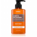 KUNDAL Honey & Macadamia White Musk Siidine du&scaron;igeel niisutava toimega 500 ml