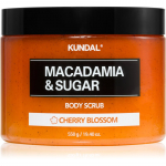 KUNDAL Macadamia & Sugar Cherry Blossom Suhkrukoorimine sheav&otilde;iga 550 g