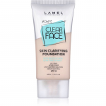 LAMEL OhMy Clear Face T&auml;ielikult kattev jumestuskreem probleemsele ja rasusele nahale varjund 401 40 ml