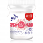 Linteo Natural Cotton Pads Meigieemalduspadjad Maxi 40 + 10ks 50 tk