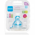 MAM Baby Bottles Teat V1 Beebipudeli lutti Slow Flow 0m+ 1 tk