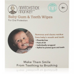 Matchstick Monkey Baby Gum & Teeth Wipes 0 m+ Puhastusr&auml;tikud hammastele, keelele ja igemetele 1 tk