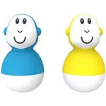 Matchstick Monkey Endless Bathtime Fun Wobblers veem&auml;nguasi Blue & Yellow 2 tk