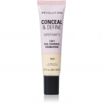 Revolution Conceal & Define Matistav jumestuskreem varjund F0.2N 23 ml