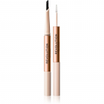 Revolution Fluffy Brow Filter Duo Kahe otsaga kulmupliiats fikseerimiseks ja kuju andmiseks varjund Ash Brown 0.12 g