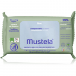 Mustela Compostable at Home Cleansing Wipes Puhastusr&auml;tikud l&otilde;hnaga lastele s&uuml;nnist alates 60 tk