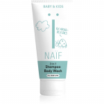 Naif Baby & Kids 2-in-1 Beebi pesugeel ja &scaron;ampoon l&otilde;hnatu 200 ml