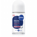 NIVEA Derma Control Natural Tone Rulldeodorant-antiperspirant tumedate laikude hoolduseks 50 ml