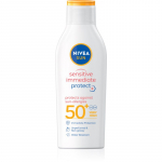 NIVEA SUN Sensitive Immediate P&auml;evituslosjoon tundlikule nahale SPF 50+ 200 ml