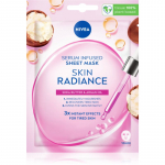 NIVEA Skin Radiance Kirgastav n&auml;o lehtmask 1 tk