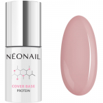 NEONAIL Cover Base Protein Aluslakk geelk&uuml;&uuml;nte geelile varjund Natural Nude 7,2 ml