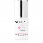NEONAIL Manicure & Pedicure Rubber Base Aluslakk geelk&uuml;&uuml;nte geelile valguga 7,2 ml