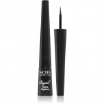 Note Cosmetique Elegant Matte Dipliner Vedel silmapliiats metalse mati viimistlusega varjund 01 Coal Black 2,5 ml