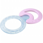 NUK Teether n&auml;rimism&auml;nguasi jahutava toimega 3-12 m Violet 2 tk