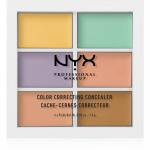 NYX Professional Makeup Color Correcting V&auml;rvikorrektorite palett varjund 04 6 x 1.5 g