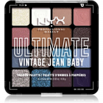 NYX Professional Makeup Ultimate Shadow Palette Lauv&auml;rv varjund Vintage Jean Baby 16 tk