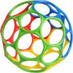Oball Classic Easy-Grasp Toy M&auml;nguasi lastele s&uuml;nnist alates color mix 1 tk