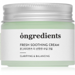 Ongredients Fresh Soothing Cream Kerge niisutav geel-kreem 50 ml