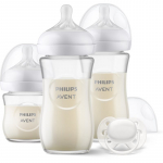 Philips Avent Natural Response Glass Set SCD878/11 Kinkekomplekt beebide jaoks