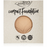puroBIO Cosmetics Compact Foundation Kompaktpuuder SPF 10 varjund 01 9 g