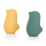 Petite&Mars Love Birds veem&auml;nguasi 6 m+ Ochre Green 2 tk