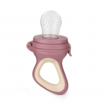 Petite&Mars Silicone Food Feeder 6m+ n&auml;rimislelu toitmiseks Rose&Sand 1 tk