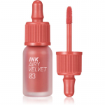 peripera Ink Airy Velvet Kreemjas huulepulk mati efektiga varjund 03 Cartoon Coral 4 g