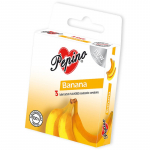 Pepino Banana kondoomid maitsega 3 tk