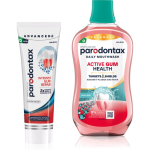 Parodontax Intensive Gum Repair White & Active Gum Health komplekt hammastele