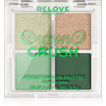 Revolution Relove Pocket Palette Lauv&auml;rvipalett varjund Kiwi Crush 4x0.72 g