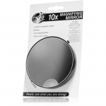 RIO 10x Magnifying Mirror Suurendav kosmeetiline peegel iminappadega 1 tk