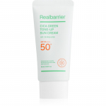 Real Barrier Cica Green Tone-Up Sun Cream Intensiivne rahustav ja kaitsev kreem SPF 50+ 50 ml