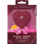 Real Techniques Matte + Merry Puff Trio Aplikaatorite komplekt