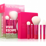 Real Techniques Vivid Escape Travel Brush Set Pintslikomplekt