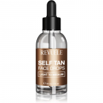 Revuele Paradise Bronze Self Tan Face Drops Isepruunistavad tilgad n&auml;ole varjund Light To Medium 30 ml