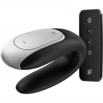 Satisfyer Double FUN paarivibraator Black 9,2 cm