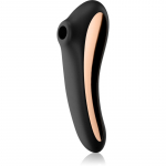 Satisfyer Dual KISS kliitori stimulaatoriga vibraator Black 18,8 cm