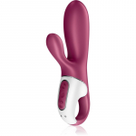 Satisfyer HOT BUNNY CONNECT APP kliitori stimulaatoriga vibraator Violet 17,3 cm