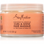 Shea Moisture Coconut & Hibiscus Curl & Shine Intensiivne hooldusmask lokkis juustele 326 g