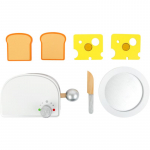 Small foot Wooden Toaster Breakfast m&auml;nguasjade komplekt puidust 3y+ 7 tk